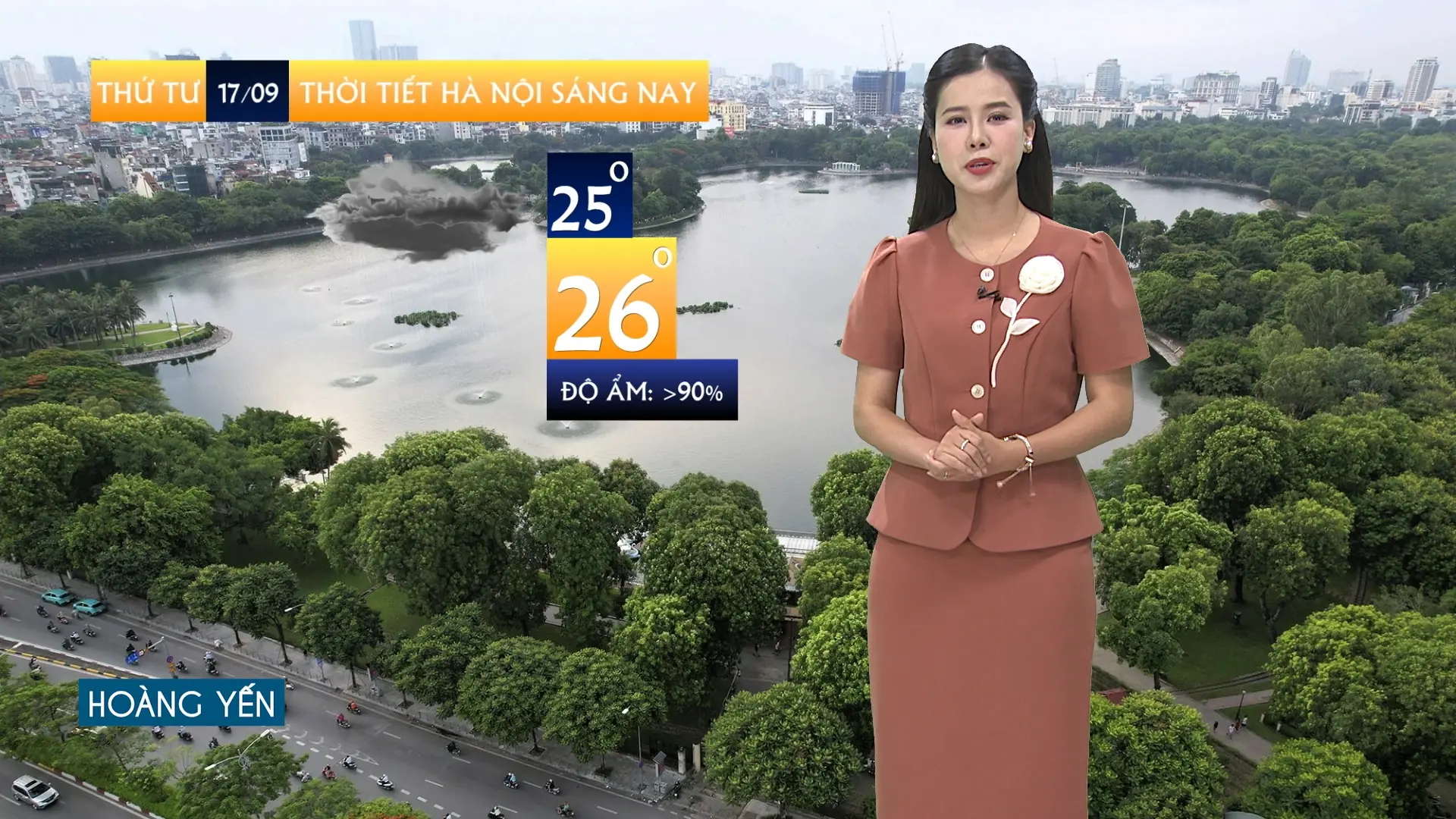 Dự báo thời tiết sáng | 17/09/2025
